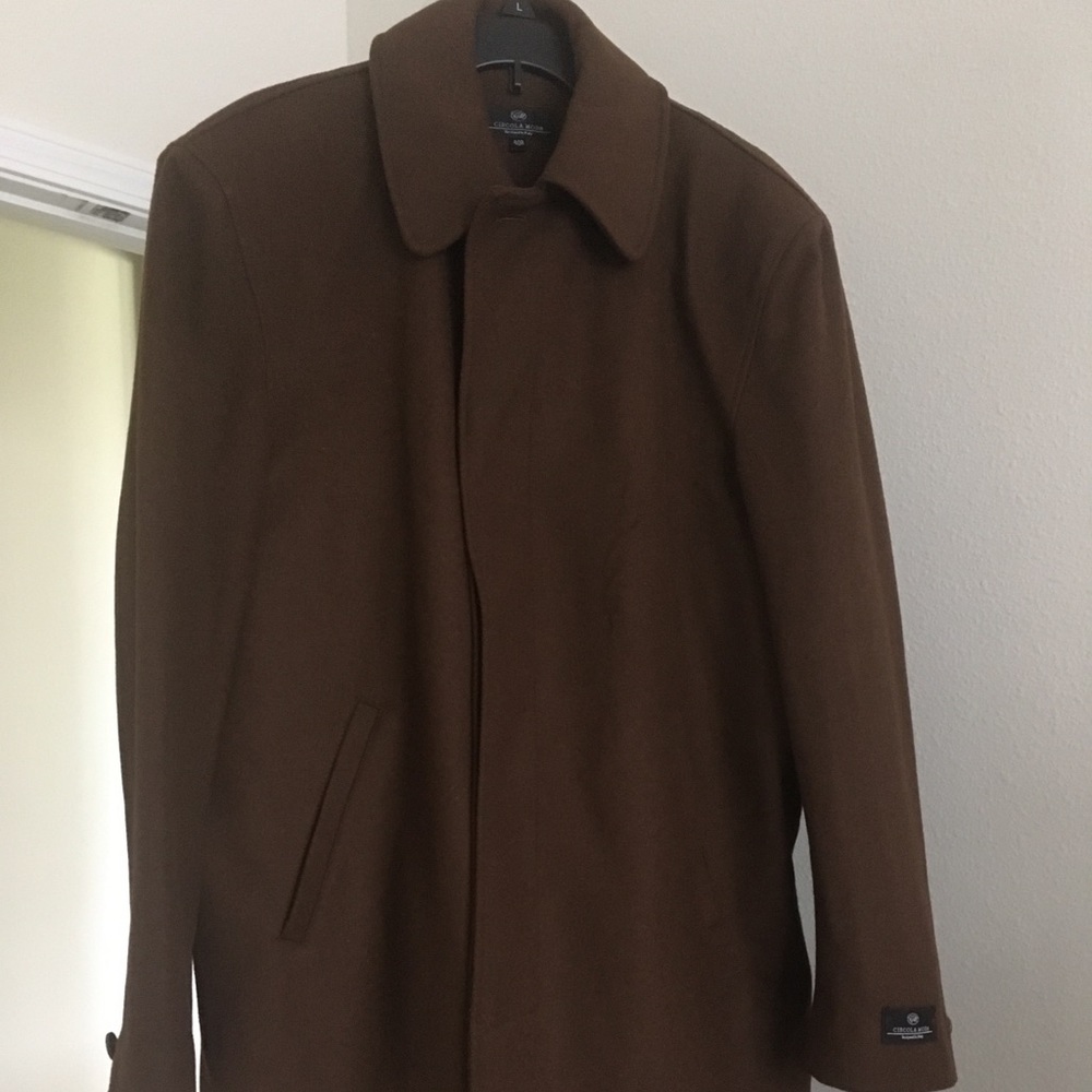 Men’s long pea coat